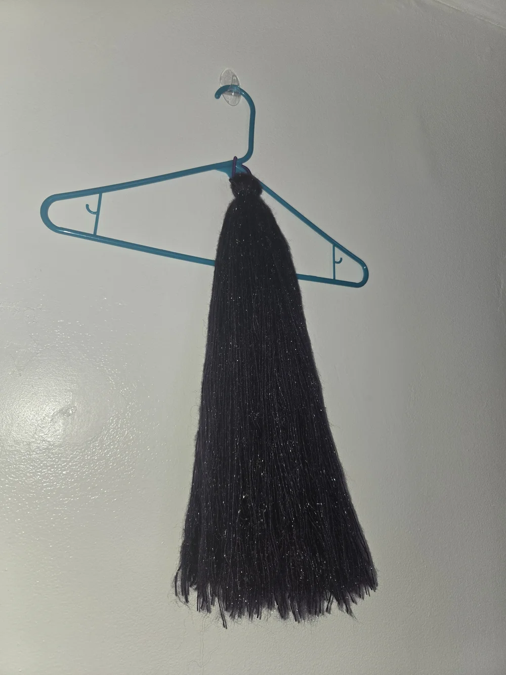 4/$15 Purple Long Yarn Ponytail Extension Women Hair Accessories Brushable 15